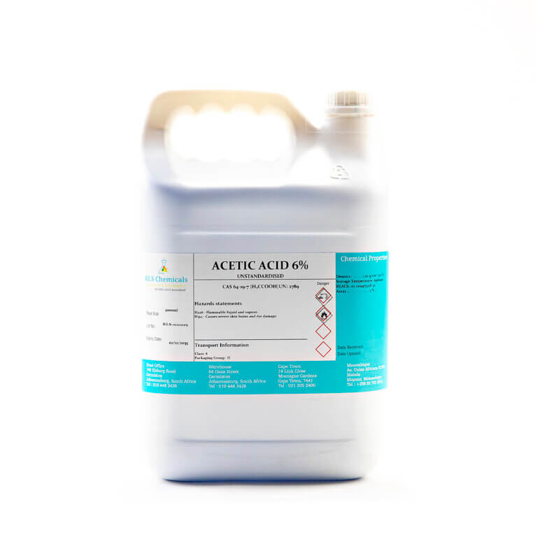 Acetic acid 6% – 2500ml