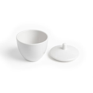 Porcelain Crucible 15ml with lid
